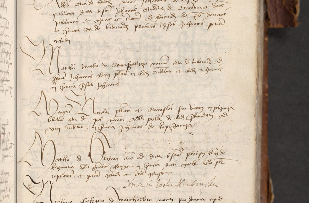 Zdjęcie nr 243 dla obiektu archiwalnego: [Acta actorum officialia coram Raphaele de Skawina]