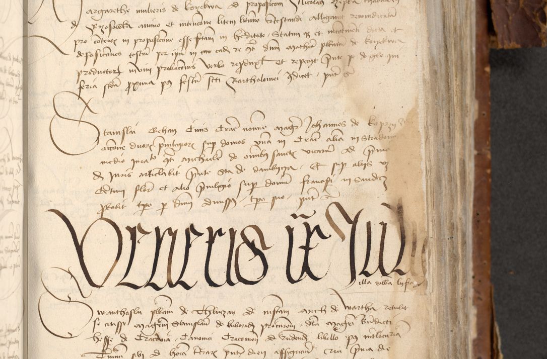 Zdjęcie nr 585 dla obiektu archiwalnego: [Acta actorum officialia coram Raphaele de Skawina]