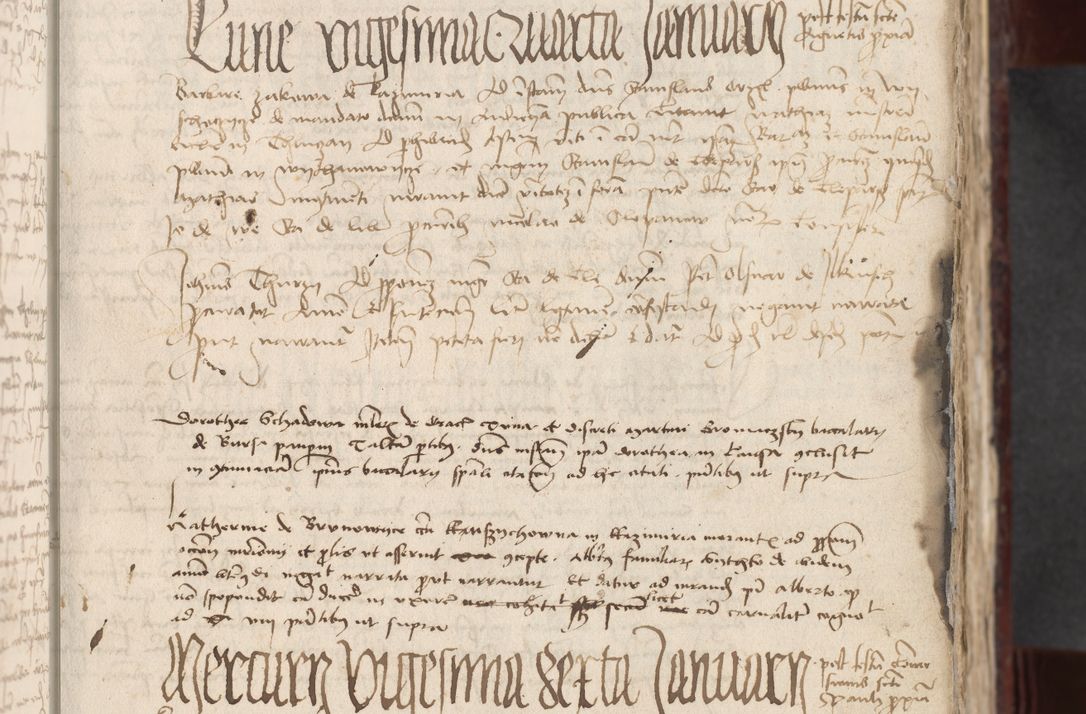 Zdjęcie nr 42 dla obiektu archiwalnego: [Acta actorum officialia coram Stanislao de Swieradzicze]