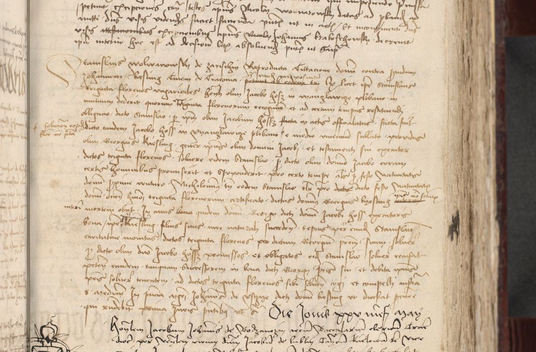 Zdjęcie nr 106 dla obiektu archiwalnego: [Acta actorum officialia coram Stanislao de Swieradzicze]