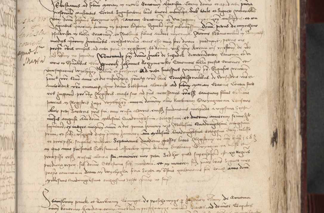 Zdjęcie nr 104 dla obiektu archiwalnego: [Acta actorum officialia coram Stanislao de Swieradzicze]