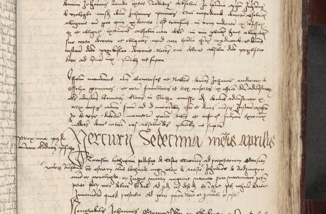 Zdjęcie nr 184 dla obiektu archiwalnego: [Acta actorum officialia coram Stanislao de Swieradzicze]