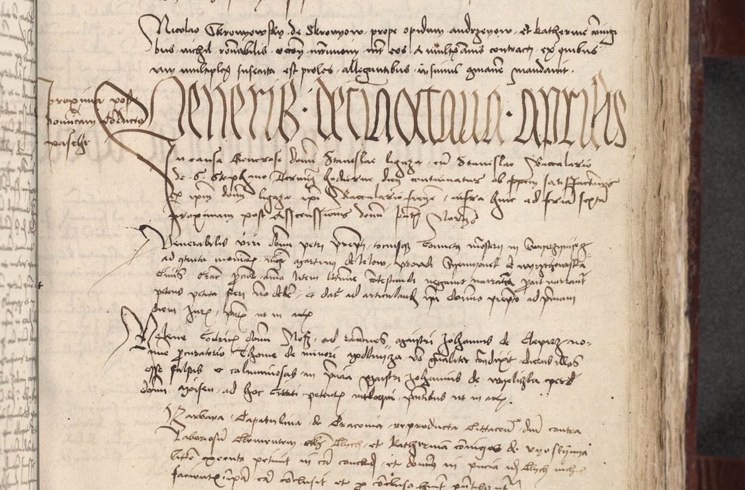 Zdjęcie nr 185 dla obiektu archiwalnego: [Acta actorum officialia coram Stanislao de Swieradzicze]