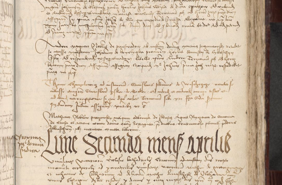 Zdjęcie nr 128 dla obiektu archiwalnego: [Acta actorum officialia coram Stanislao de Swieradzicze]