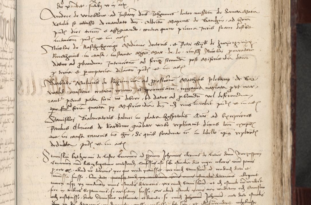 Zdjęcie nr 129 dla obiektu archiwalnego: [Acta actorum officialia coram Stanislao de Swieradzicze]