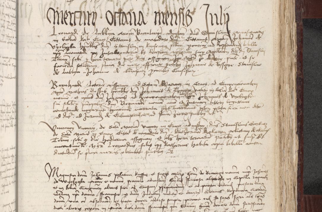 Zdjęcie nr 303 dla obiektu archiwalnego: [Acta actorum officialia coram Stanislao de Swieradzicze]