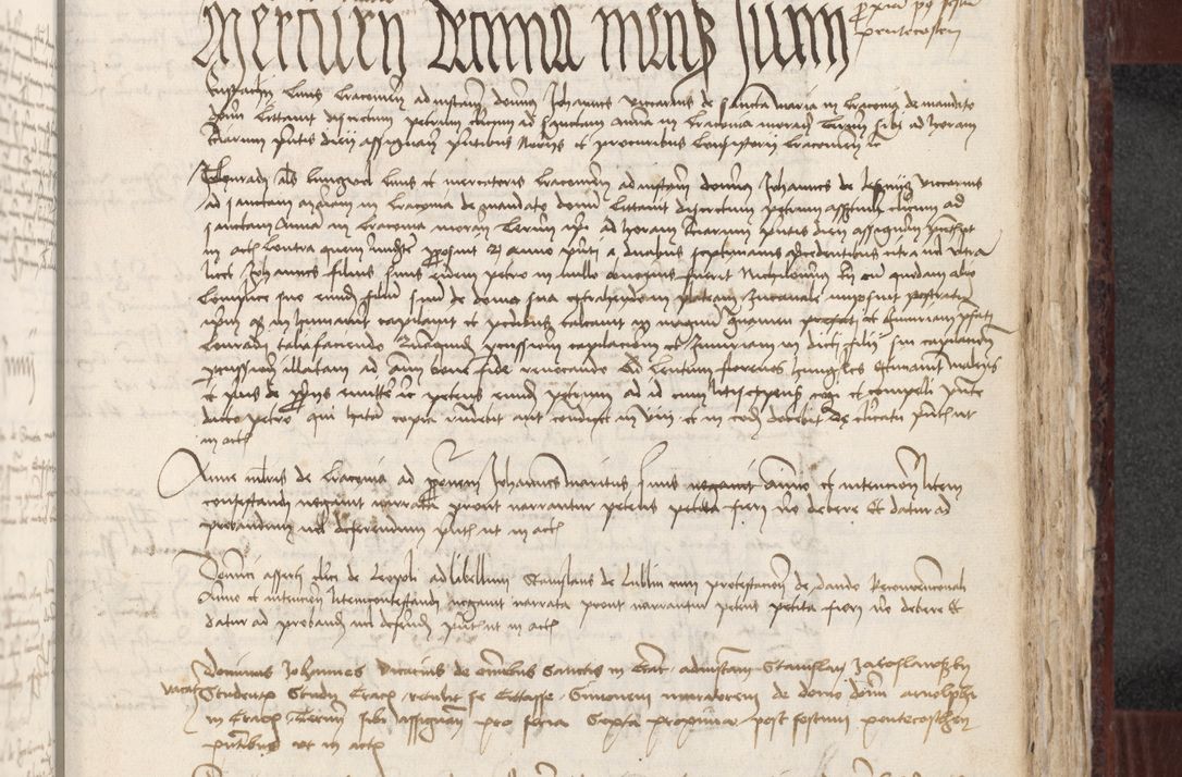 Zdjęcie nr 299 dla obiektu archiwalnego: [Acta actorum officialia coram Stanislao de Swieradzicze]