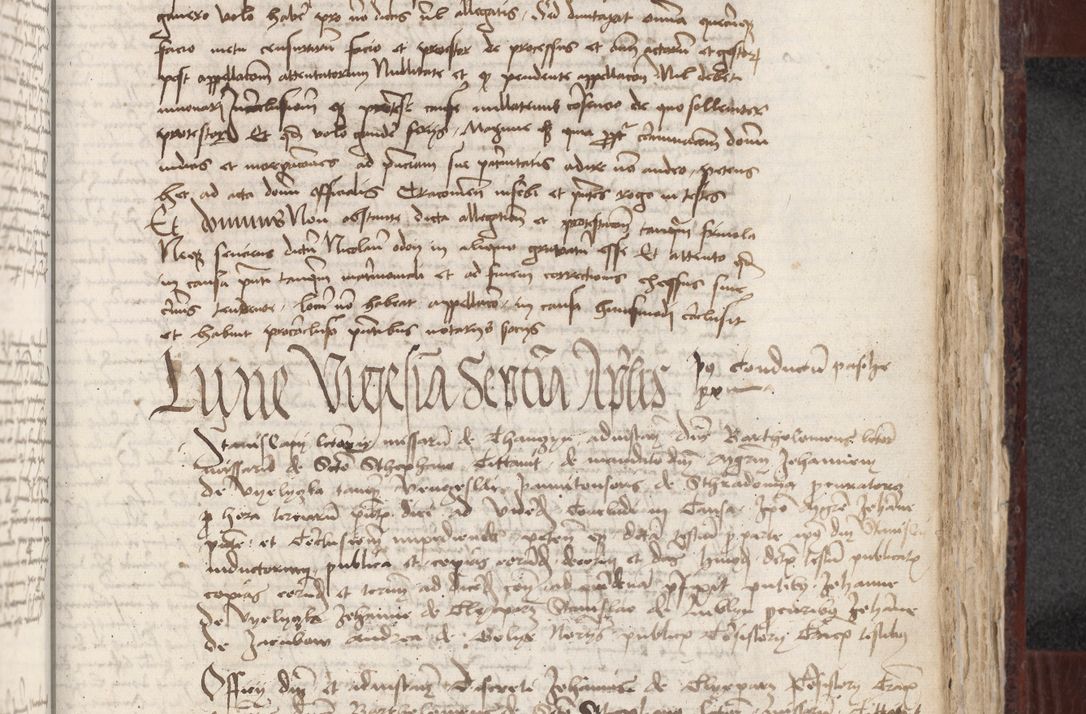 Zdjęcie nr 293 dla obiektu archiwalnego: [Acta actorum officialia coram Stanislao de Swieradzicze]