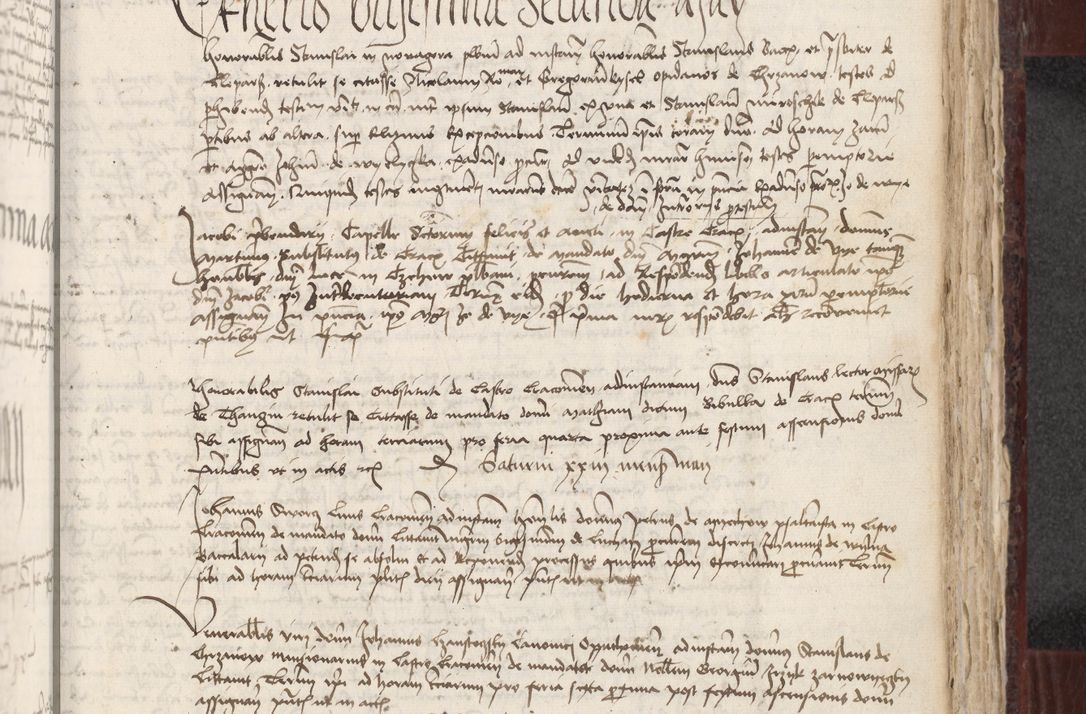 Zdjęcie nr 297 dla obiektu archiwalnego: [Acta actorum officialia coram Stanislao de Swieradzicze]