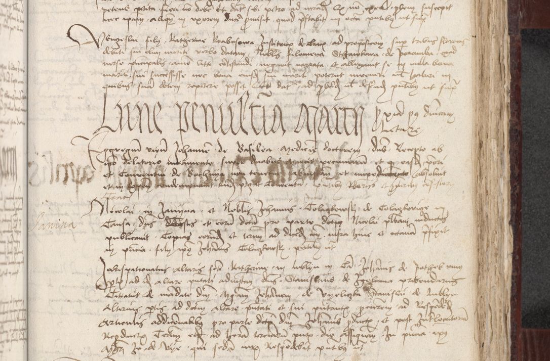 Zdjęcie nr 290 dla obiektu archiwalnego: [Acta actorum officialia coram Stanislao de Swieradzicze]