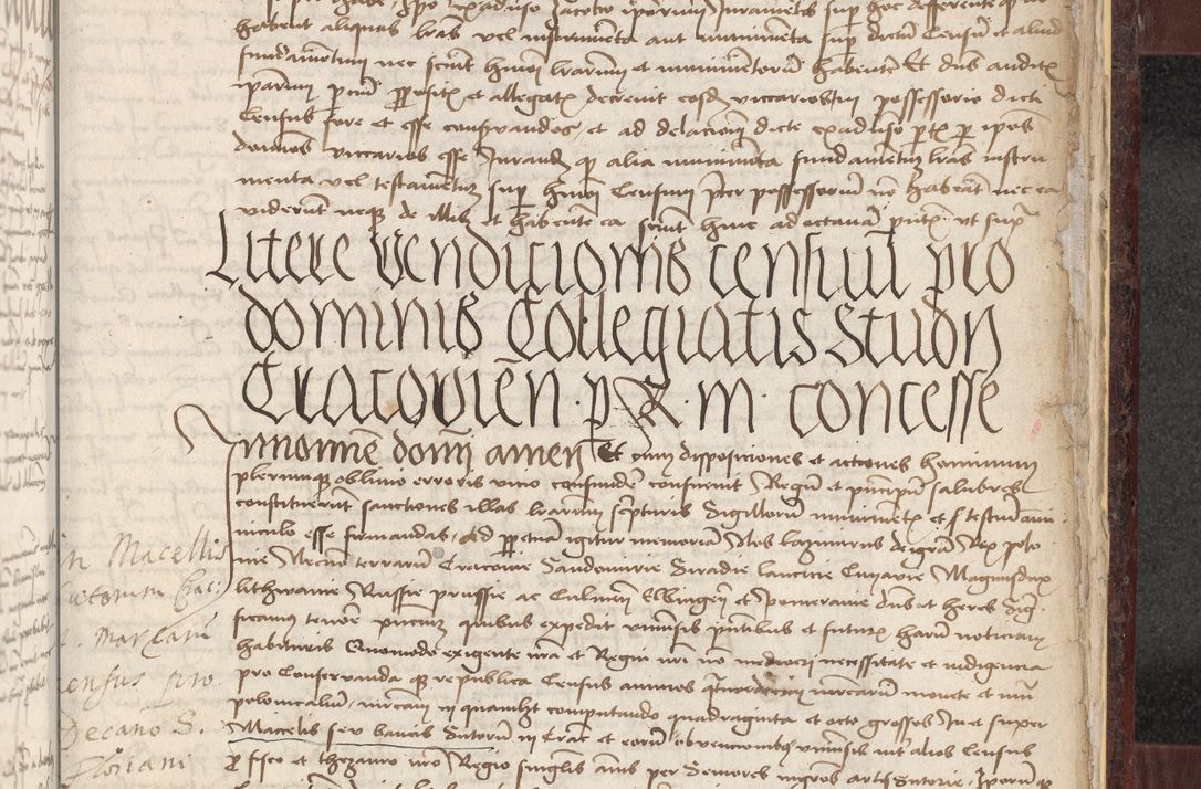 Zdjęcie nr 403 dla obiektu archiwalnego: [Acta actorum officialia coram Stanislao de Swieradzicze]