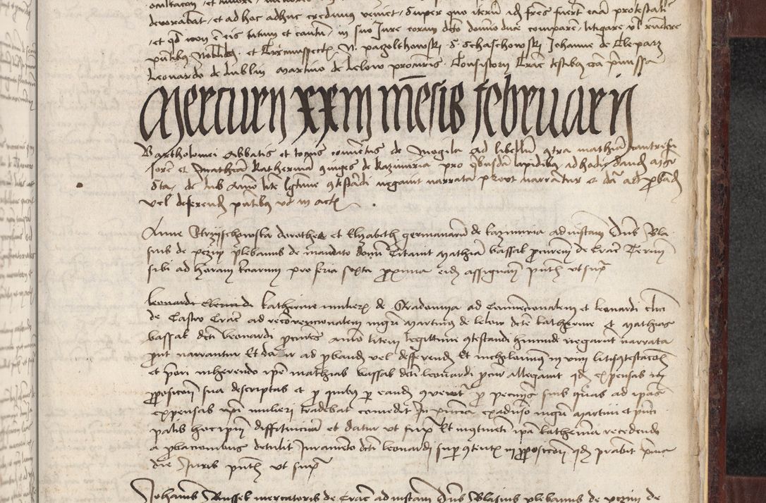 Zdjęcie nr 399 dla obiektu archiwalnego: [Acta actorum officialia coram Stanislao de Swieradzicze]