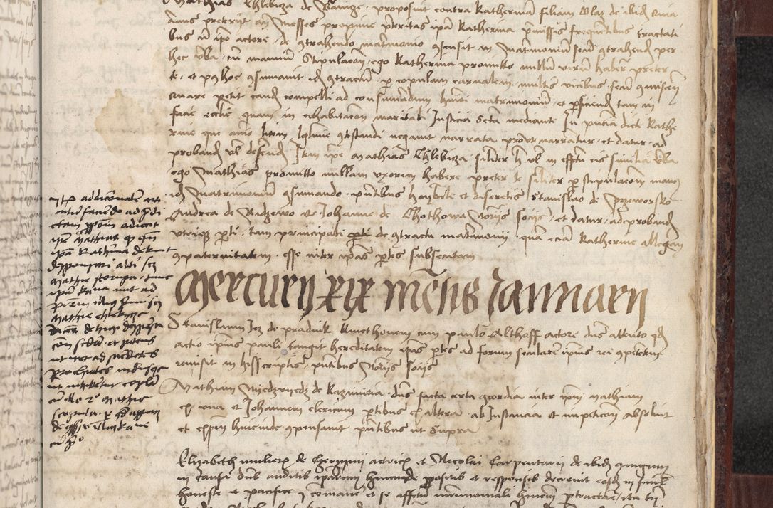 Zdjęcie nr 392 dla obiektu archiwalnego: [Acta actorum officialia coram Stanislao de Swieradzicze]