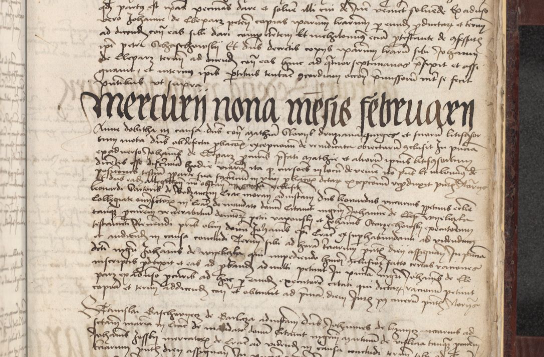 Zdjęcie nr 397 dla obiektu archiwalnego: [Acta actorum officialia coram Stanislao de Swieradzicze]