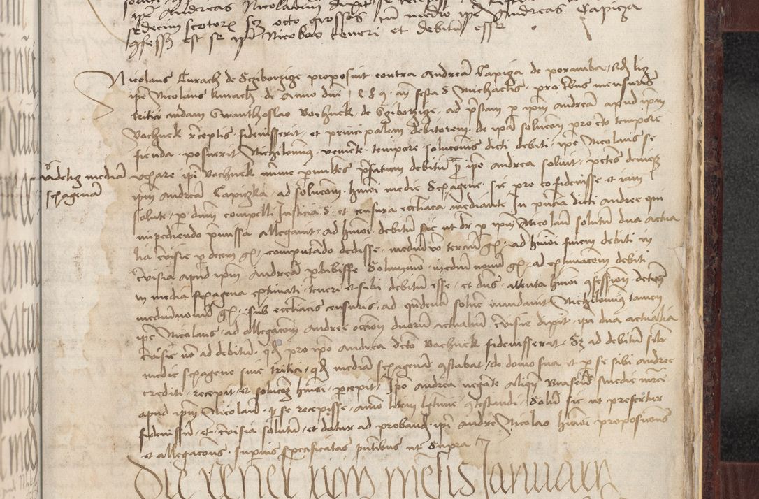 Zdjęcie nr 391 dla obiektu archiwalnego: [Acta actorum officialia coram Stanislao de Swieradzicze]