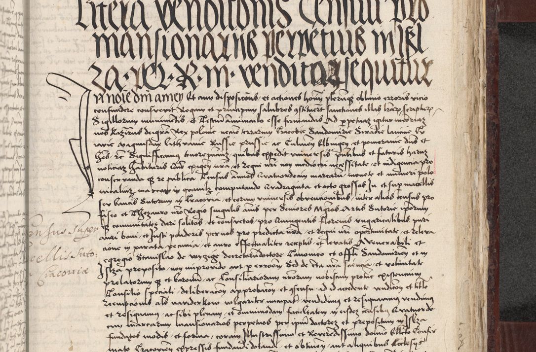 Zdjęcie nr 362 dla obiektu archiwalnego: [Acta actorum officialia coram Stanislao de Swieradzicze]