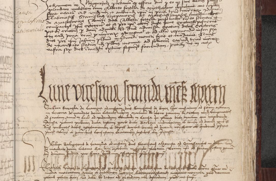 Zdjęcie nr 338 dla obiektu archiwalnego: [Acta actorum officialia coram Stanislao de Swieradzicze]