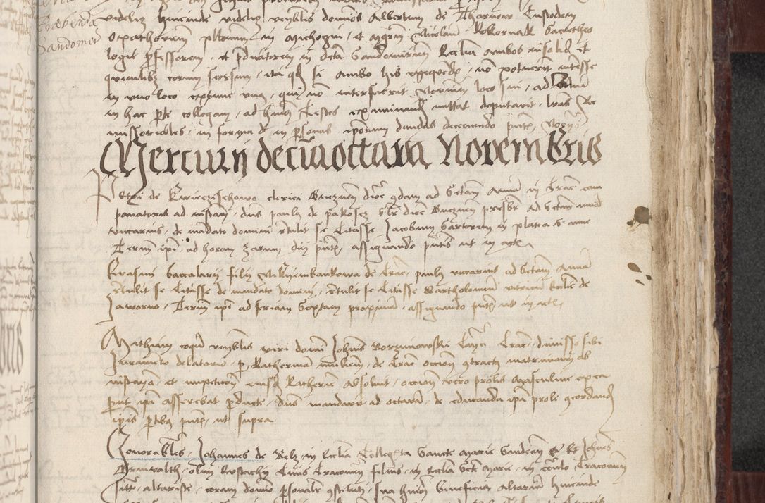 Zdjęcie nr 317 dla obiektu archiwalnego: [Acta actorum officialia coram Stanislao de Swieradzicze]