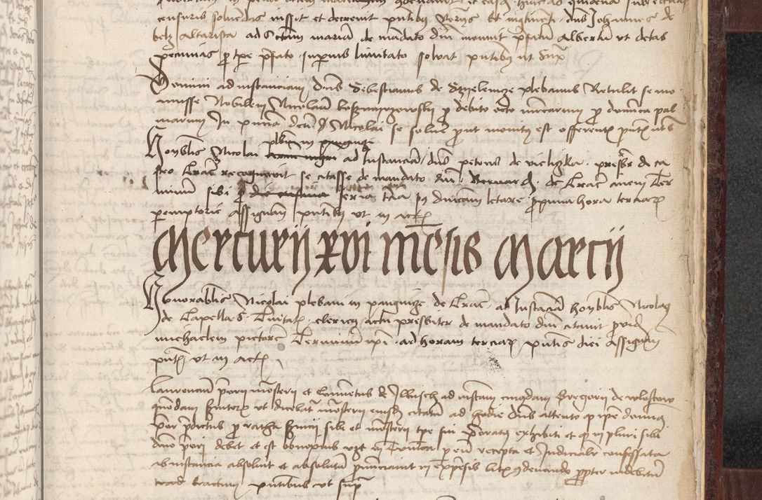 Zdjęcie nr 405 dla obiektu archiwalnego: [Acta actorum officialia coram Stanislao de Swieradzicze]