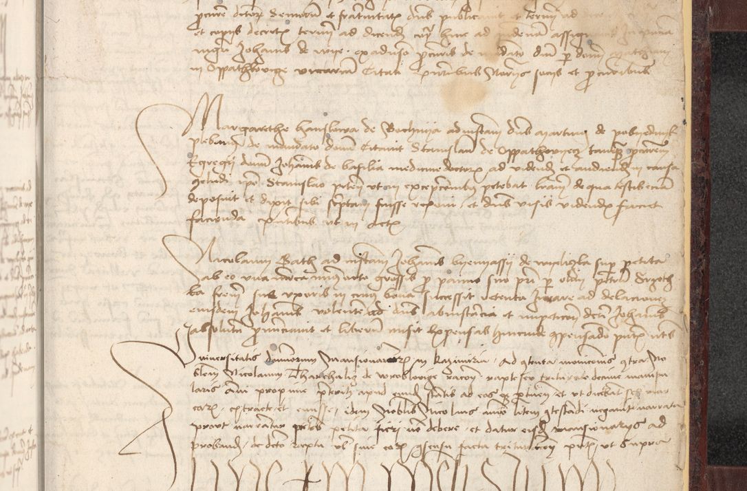 Zdjęcie nr 418 dla obiektu archiwalnego: [Acta actorum officialia coram Stanislao de Swieradzicze]