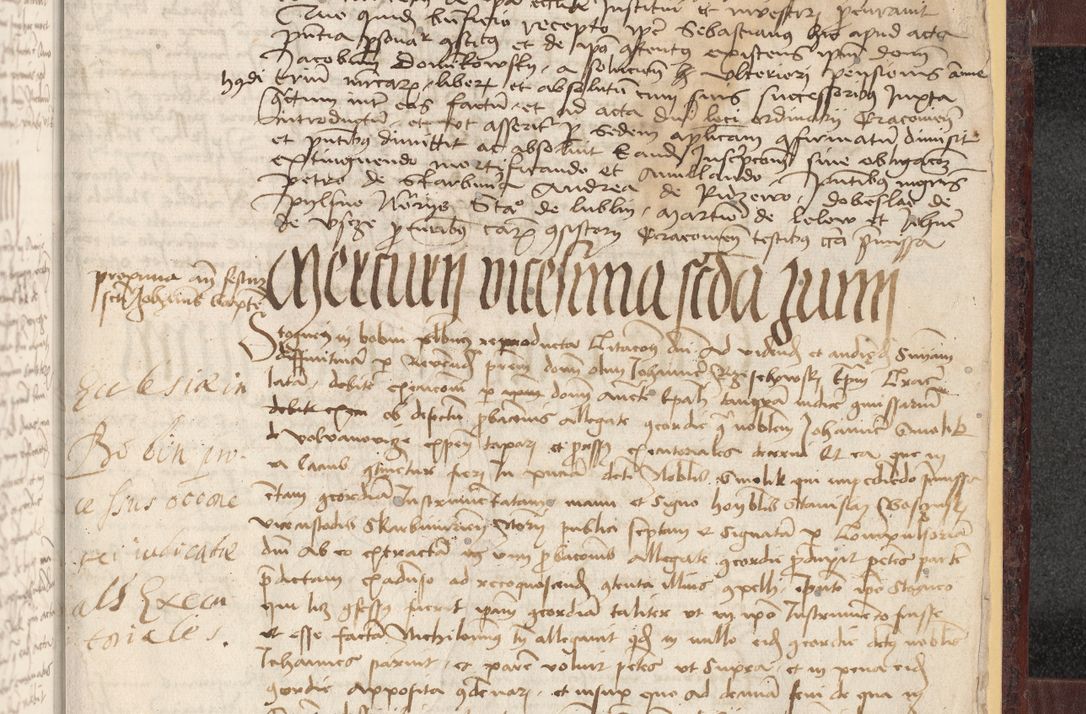 Zdjęcie nr 420 dla obiektu archiwalnego: [Acta actorum officialia coram Stanislao de Swieradzicze]