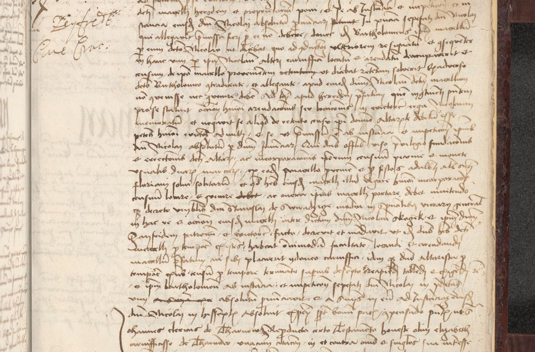 Zdjęcie nr 415 dla obiektu archiwalnego: [Acta actorum officialia coram Stanislao de Swieradzicze]