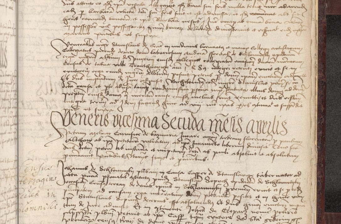 Zdjęcie nr 409 dla obiektu archiwalnego: [Acta actorum officialia coram Stanislao de Swieradzicze]