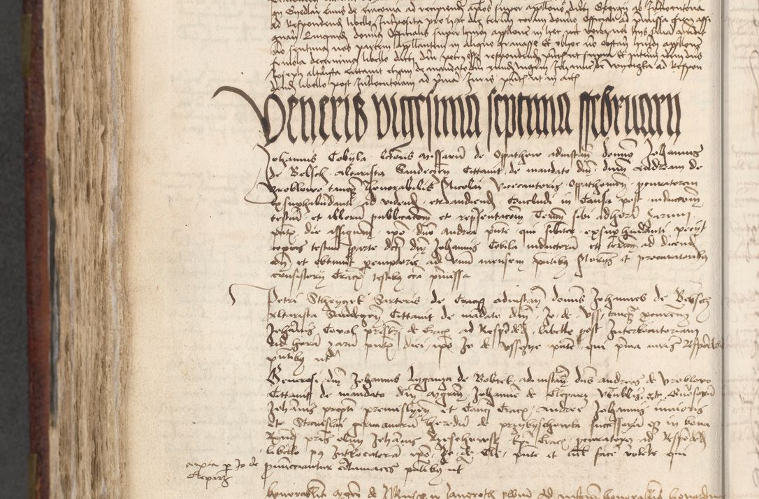 Zdjęcie nr 708 dla obiektu archiwalnego: [Acta actorum officialia coram Stanislao de Swieradzicze]