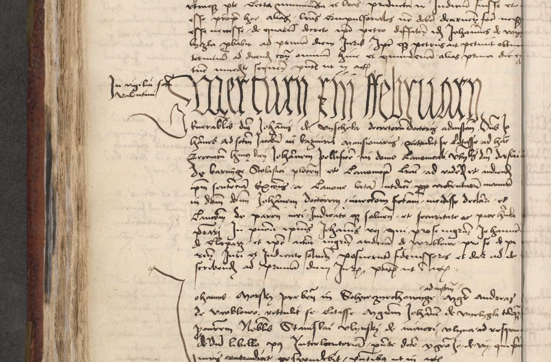 Zdjęcie nr 590 dla obiektu archiwalnego: [Acta actorum officialia coram Stanislao de Swieradzicze]