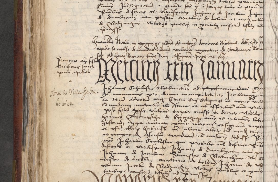 Zdjęcie nr 586 dla obiektu archiwalnego: [Acta actorum officialia coram Stanislao de Swieradzicze]