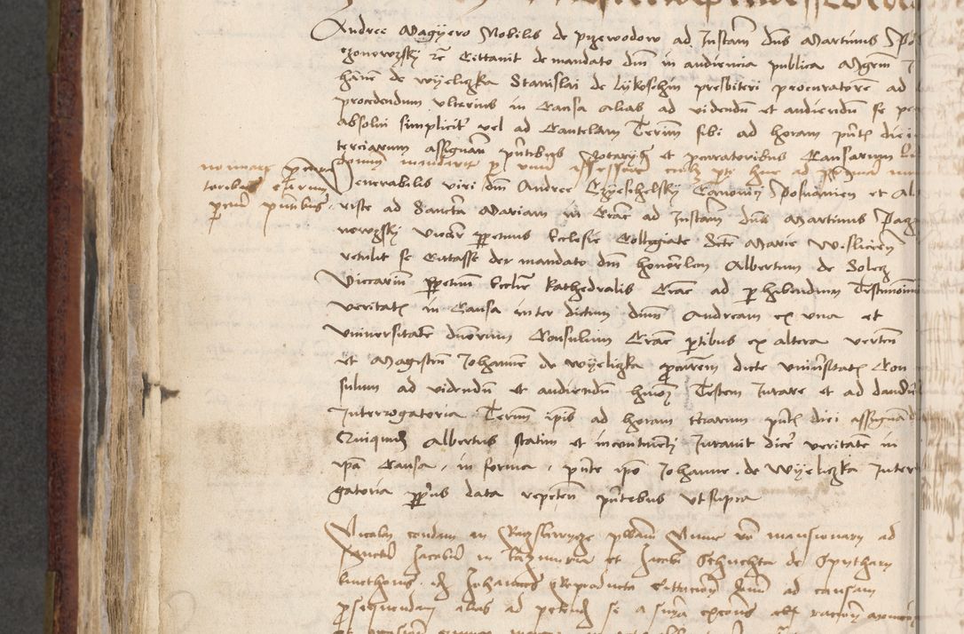 Zdjęcie nr 546 dla obiektu archiwalnego: [Acta actorum officialia coram Stanislao de Swieradzicze]