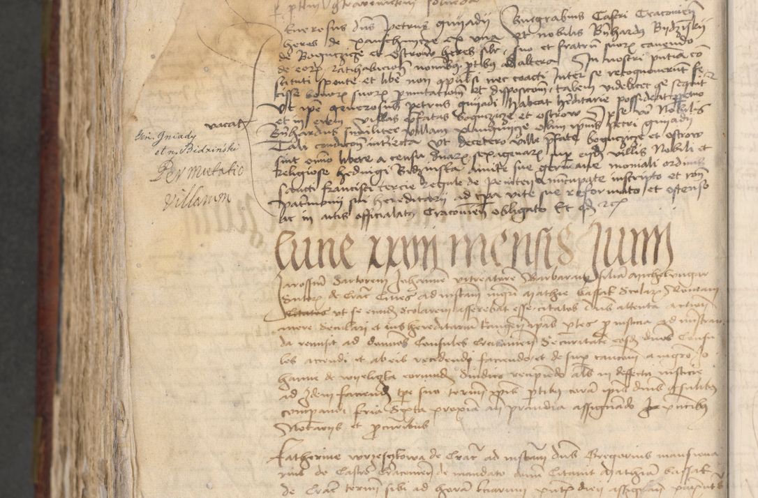 Zdjęcie nr 845 dla obiektu archiwalnego: [Acta actorum officialia coram Stanislao de Swieradzicze]