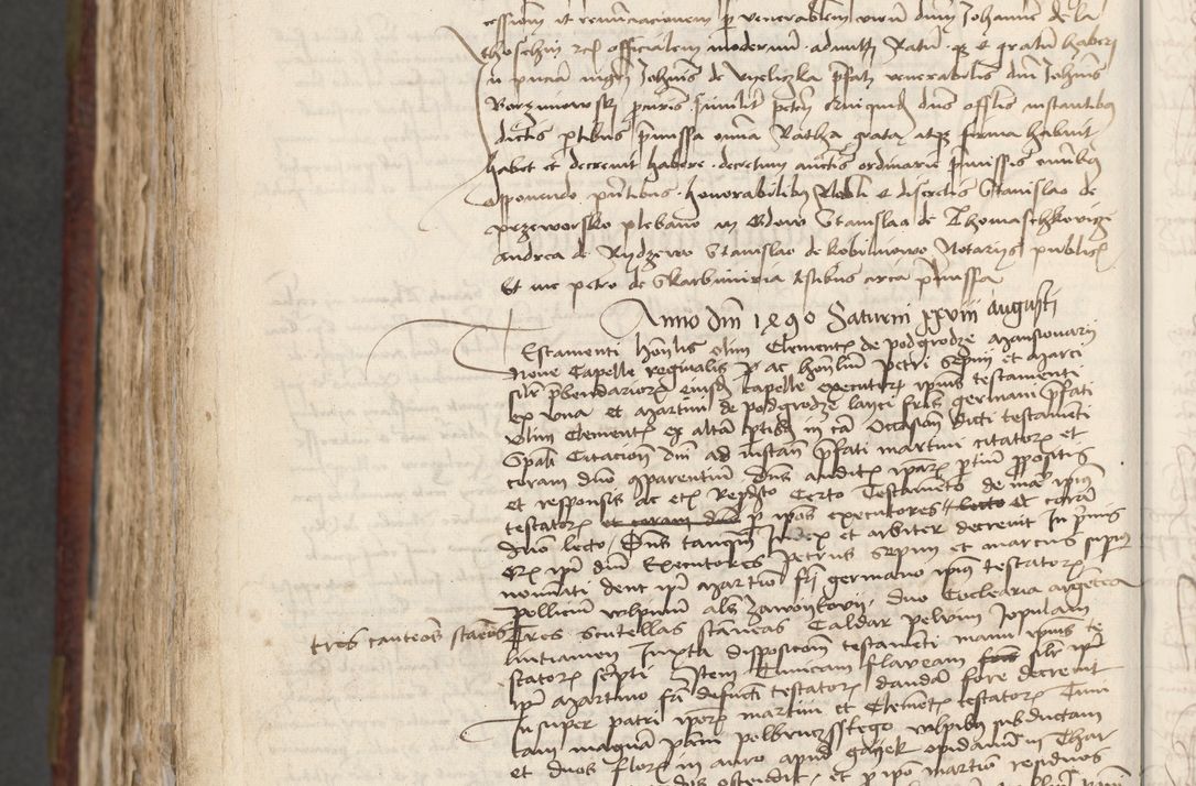 Zdjęcie nr 809 dla obiektu archiwalnego: [Acta actorum officialia coram Stanislao de Swieradzicze]