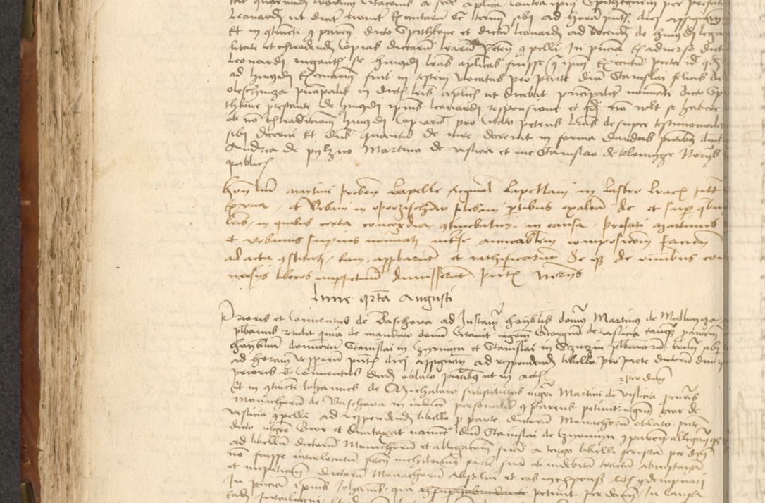 Zdjęcie nr 202 dla obiektu archiwalnego: Acta actoru[m coram venerabili viro] domino Joh[anne de Lathoschin, sacre] theologie [et decretorum] doctore [canonico et officiali Cracoviensi] generali [anno Domini millesimo] quadringen[tesimo nonagesimo tercio] indicione [XI, pontificatus sanctis]simi in Christo [patris domini nostri domini] Allexandri [divina providencia pape] sexti, anni [ipsius primo]