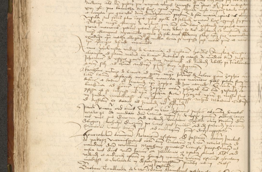 Zdjęcie nr 196 dla obiektu archiwalnego: Acta actoru[m coram venerabili viro] domino Joh[anne de Lathoschin, sacre] theologie [et decretorum] doctore [canonico et officiali Cracoviensi] generali [anno Domini millesimo] quadringen[tesimo nonagesimo tercio] indicione [XI, pontificatus sanctis]simi in Christo [patris domini nostri domini] Allexandri [divina providencia pape] sexti, anni [ipsius primo]