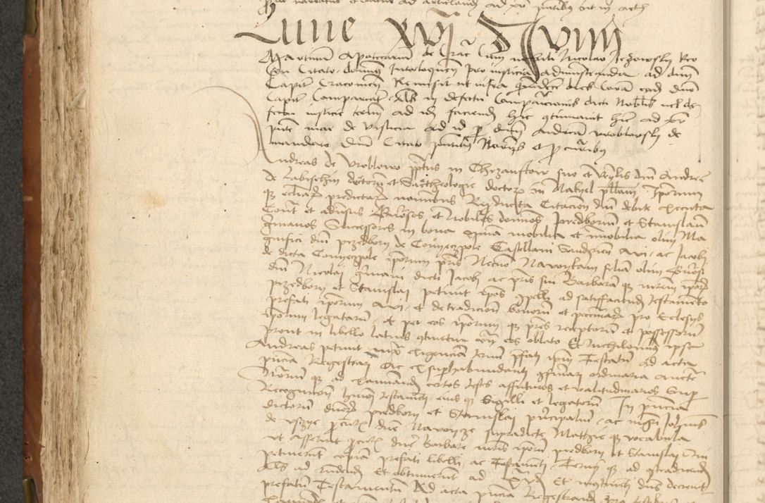 Zdjęcie nr 192 dla obiektu archiwalnego: Acta actoru[m coram venerabili viro] domino Joh[anne de Lathoschin, sacre] theologie [et decretorum] doctore [canonico et officiali Cracoviensi] generali [anno Domini millesimo] quadringen[tesimo nonagesimo tercio] indicione [XI, pontificatus sanctis]simi in Christo [patris domini nostri domini] Allexandri [divina providencia pape] sexti, anni [ipsius primo]