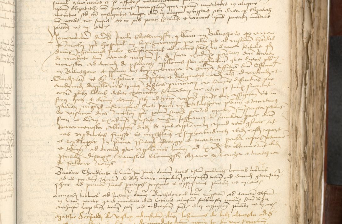 Zdjęcie nr 195 dla obiektu archiwalnego: Acta actoru[m coram venerabili viro] domino Joh[anne de Lathoschin, sacre] theologie [et decretorum] doctore [canonico et officiali Cracoviensi] generali [anno Domini millesimo] quadringen[tesimo nonagesimo tercio] indicione [XI, pontificatus sanctis]simi in Christo [patris domini nostri domini] Allexandri [divina providencia pape] sexti, anni [ipsius primo]