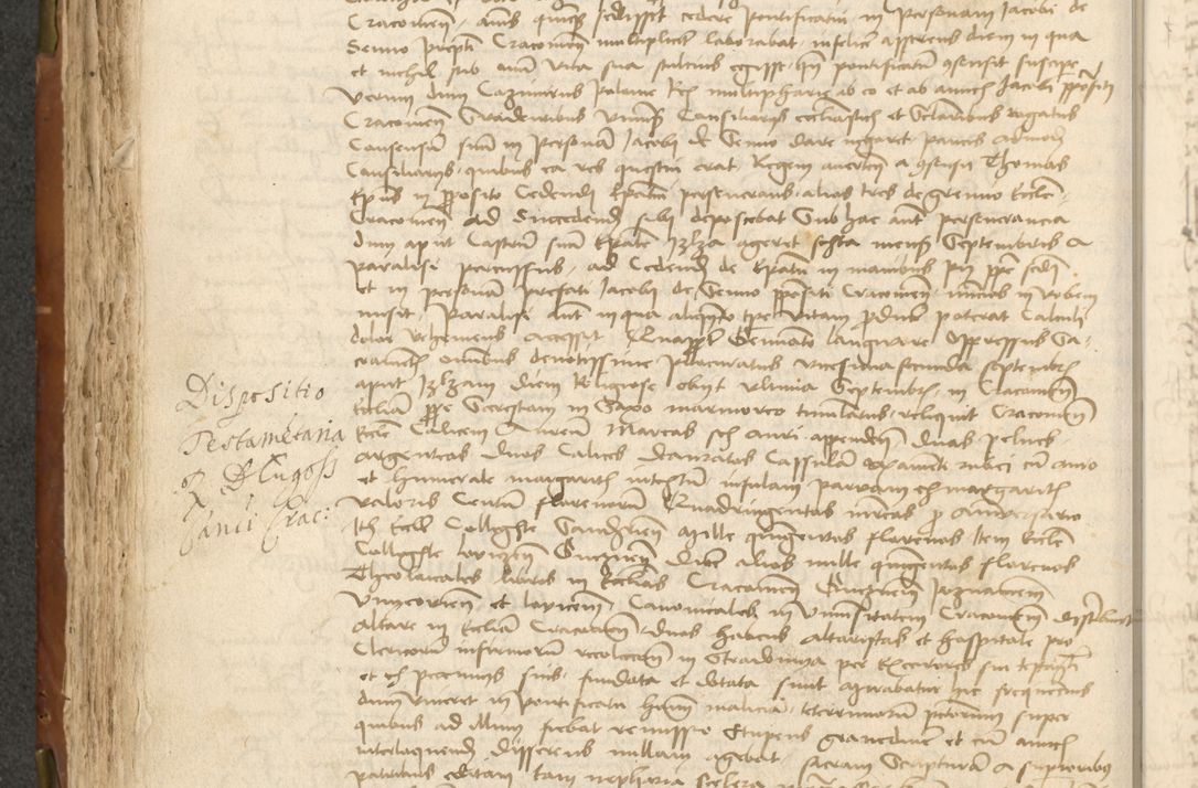 Zdjęcie nr 190 dla obiektu archiwalnego: Acta actoru[m coram venerabili viro] domino Joh[anne de Lathoschin, sacre] theologie [et decretorum] doctore [canonico et officiali Cracoviensi] generali [anno Domini millesimo] quadringen[tesimo nonagesimo tercio] indicione [XI, pontificatus sanctis]simi in Christo [patris domini nostri domini] Allexandri [divina providencia pape] sexti, anni [ipsius primo]