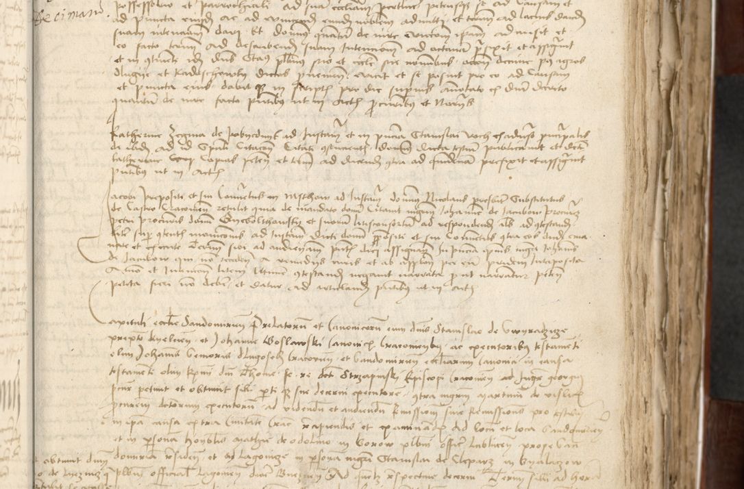 Zdjęcie nr 187 dla obiektu archiwalnego: Acta actoru[m coram venerabili viro] domino Joh[anne de Lathoschin, sacre] theologie [et decretorum] doctore [canonico et officiali Cracoviensi] generali [anno Domini millesimo] quadringen[tesimo nonagesimo tercio] indicione [XI, pontificatus sanctis]simi in Christo [patris domini nostri domini] Allexandri [divina providencia pape] sexti, anni [ipsius primo]