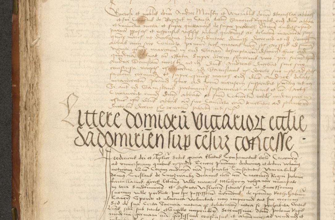 Zdjęcie nr 180 dla obiektu archiwalnego: Acta actoru[m coram venerabili viro] domino Joh[anne de Lathoschin, sacre] theologie [et decretorum] doctore [canonico et officiali Cracoviensi] generali [anno Domini millesimo] quadringen[tesimo nonagesimo tercio] indicione [XI, pontificatus sanctis]simi in Christo [patris domini nostri domini] Allexandri [divina providencia pape] sexti, anni [ipsius primo]