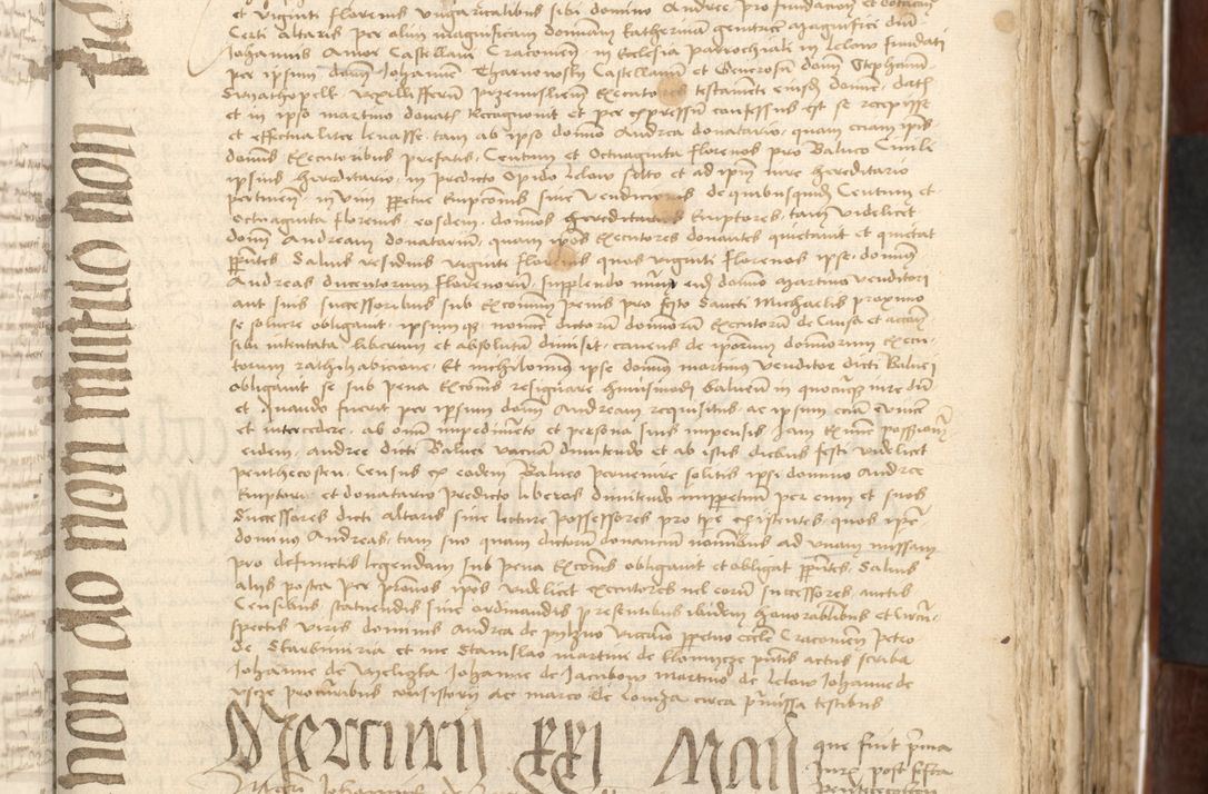 Zdjęcie nr 179 dla obiektu archiwalnego: Acta actoru[m coram venerabili viro] domino Joh[anne de Lathoschin, sacre] theologie [et decretorum] doctore [canonico et officiali Cracoviensi] generali [anno Domini millesimo] quadringen[tesimo nonagesimo tercio] indicione [XI, pontificatus sanctis]simi in Christo [patris domini nostri domini] Allexandri [divina providencia pape] sexti, anni [ipsius primo]