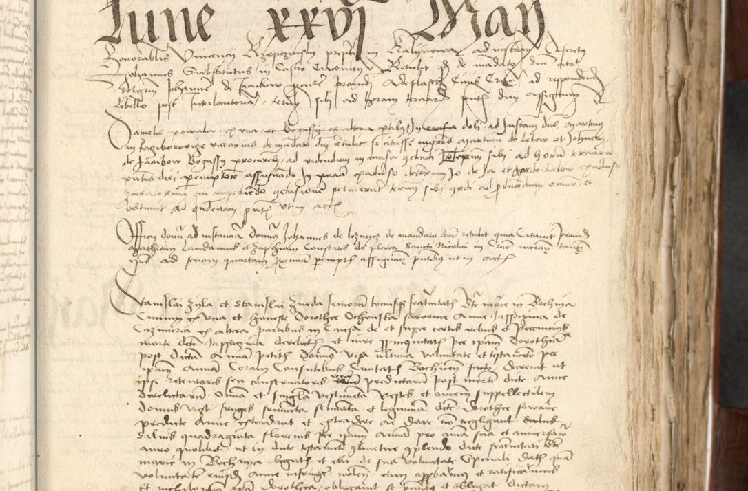 Zdjęcie nr 183 dla obiektu archiwalnego: Acta actoru[m coram venerabili viro] domino Joh[anne de Lathoschin, sacre] theologie [et decretorum] doctore [canonico et officiali Cracoviensi] generali [anno Domini millesimo] quadringen[tesimo nonagesimo tercio] indicione [XI, pontificatus sanctis]simi in Christo [patris domini nostri domini] Allexandri [divina providencia pape] sexti, anni [ipsius primo]