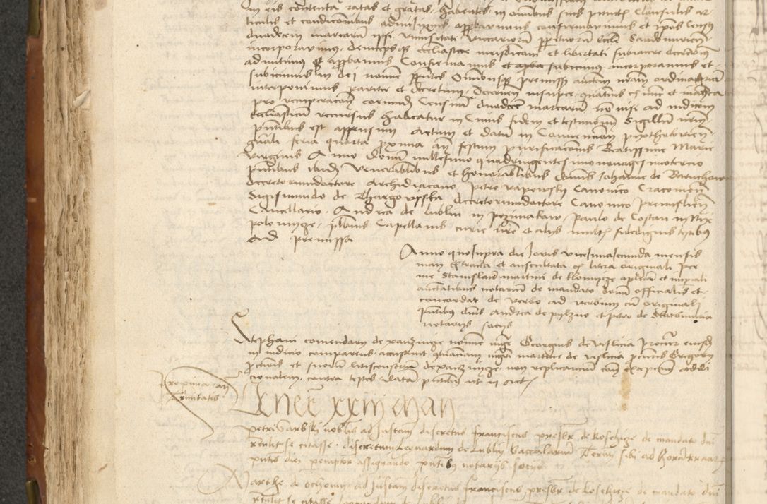 Zdjęcie nr 182 dla obiektu archiwalnego: Acta actoru[m coram venerabili viro] domino Joh[anne de Lathoschin, sacre] theologie [et decretorum] doctore [canonico et officiali Cracoviensi] generali [anno Domini millesimo] quadringen[tesimo nonagesimo tercio] indicione [XI, pontificatus sanctis]simi in Christo [patris domini nostri domini] Allexandri [divina providencia pape] sexti, anni [ipsius primo]