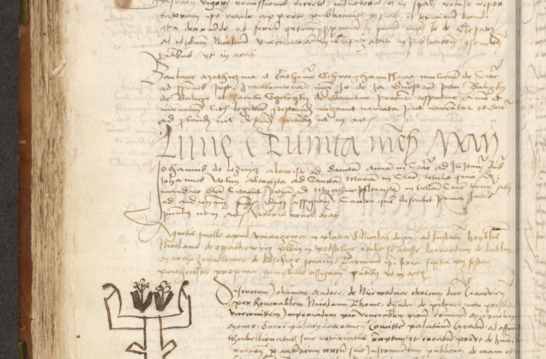 Zdjęcie nr 176 dla obiektu archiwalnego: Acta actoru[m coram venerabili viro] domino Joh[anne de Lathoschin, sacre] theologie [et decretorum] doctore [canonico et officiali Cracoviensi] generali [anno Domini millesimo] quadringen[tesimo nonagesimo tercio] indicione [XI, pontificatus sanctis]simi in Christo [patris domini nostri domini] Allexandri [divina providencia pape] sexti, anni [ipsius primo]