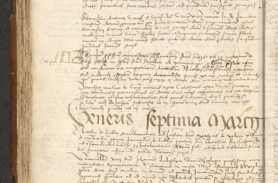 Zdjęcie nr 166 dla obiektu archiwalnego: Acta actoru[m coram venerabili viro] domino Joh[anne de Lathoschin, sacre] theologie [et decretorum] doctore [canonico et officiali Cracoviensi] generali [anno Domini millesimo] quadringen[tesimo nonagesimo tercio] indicione [XI, pontificatus sanctis]simi in Christo [patris domini nostri domini] Allexandri [divina providencia pape] sexti, anni [ipsius primo]