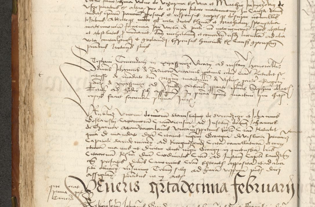 Zdjęcie nr 160 dla obiektu archiwalnego: Acta actoru[m coram venerabili viro] domino Joh[anne de Lathoschin, sacre] theologie [et decretorum] doctore [canonico et officiali Cracoviensi] generali [anno Domini millesimo] quadringen[tesimo nonagesimo tercio] indicione [XI, pontificatus sanctis]simi in Christo [patris domini nostri domini] Allexandri [divina providencia pape] sexti, anni [ipsius primo]