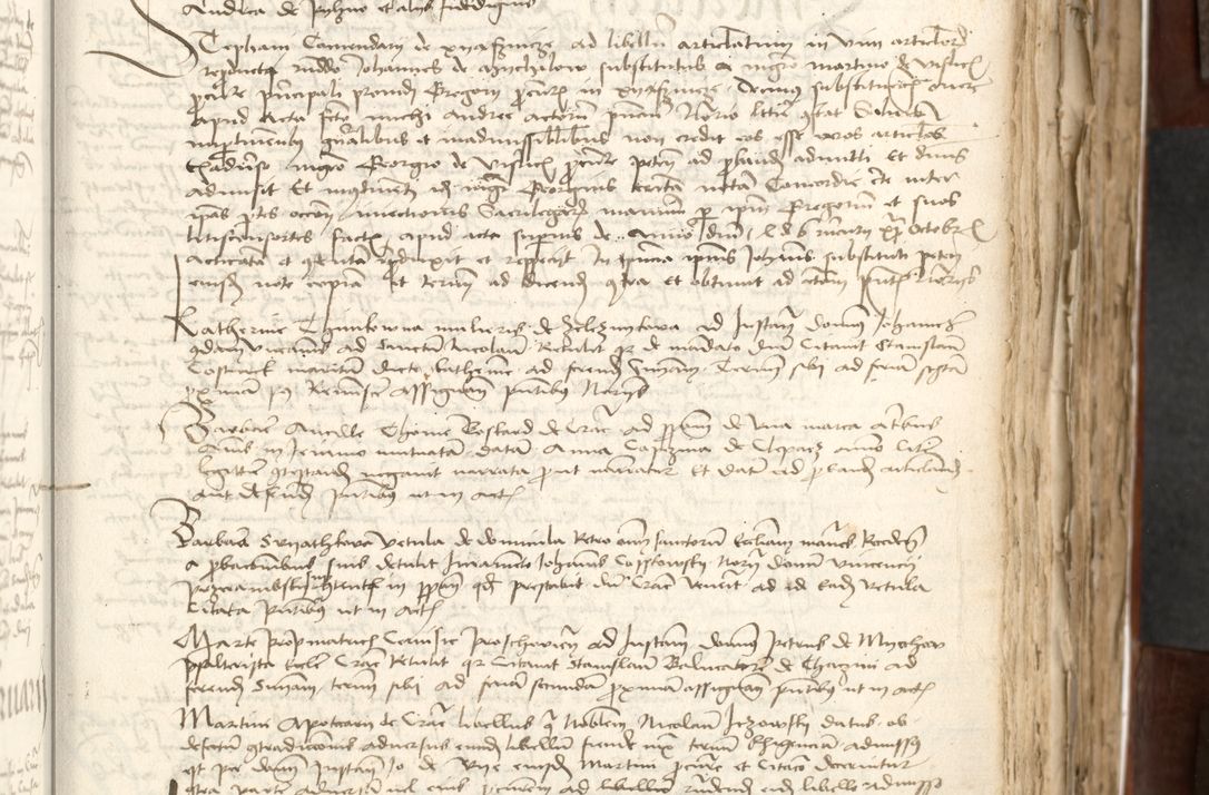 Zdjęcie nr 161 dla obiektu archiwalnego: Acta actoru[m coram venerabili viro] domino Joh[anne de Lathoschin, sacre] theologie [et decretorum] doctore [canonico et officiali Cracoviensi] generali [anno Domini millesimo] quadringen[tesimo nonagesimo tercio] indicione [XI, pontificatus sanctis]simi in Christo [patris domini nostri domini] Allexandri [divina providencia pape] sexti, anni [ipsius primo]