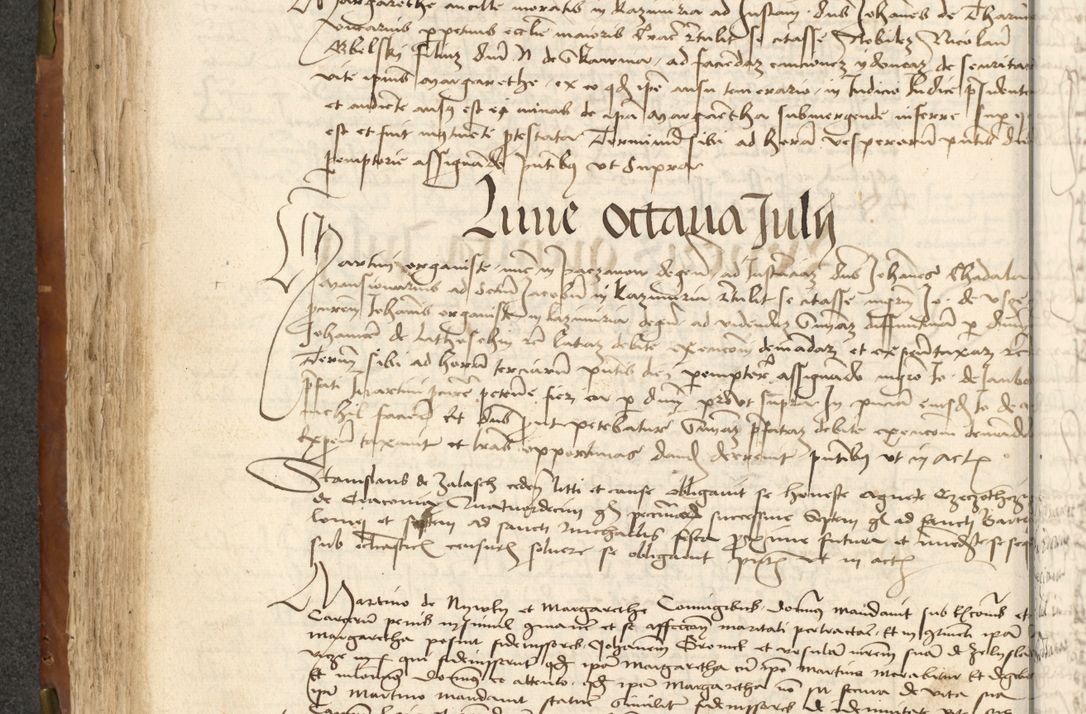 Zdjęcie nr 152 dla obiektu archiwalnego: Acta actoru[m coram venerabili viro] domino Joh[anne de Lathoschin, sacre] theologie [et decretorum] doctore [canonico et officiali Cracoviensi] generali [anno Domini millesimo] quadringen[tesimo nonagesimo tercio] indicione [XI, pontificatus sanctis]simi in Christo [patris domini nostri domini] Allexandri [divina providencia pape] sexti, anni [ipsius primo]