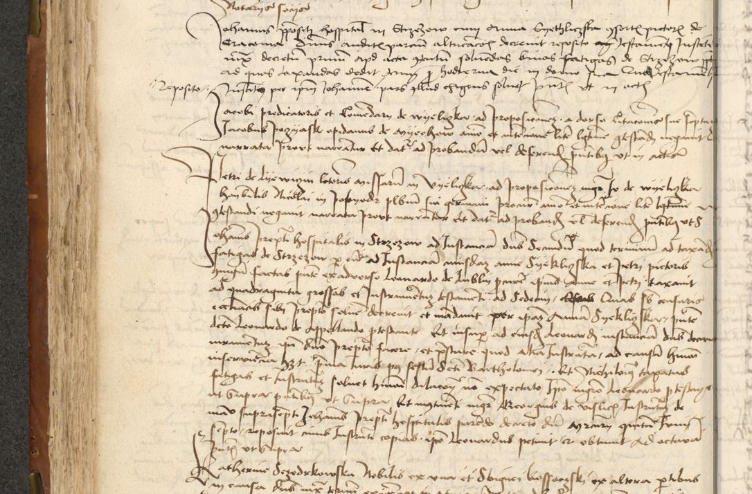 Zdjęcie nr 148 dla obiektu archiwalnego: Acta actoru[m coram venerabili viro] domino Joh[anne de Lathoschin, sacre] theologie [et decretorum] doctore [canonico et officiali Cracoviensi] generali [anno Domini millesimo] quadringen[tesimo nonagesimo tercio] indicione [XI, pontificatus sanctis]simi in Christo [patris domini nostri domini] Allexandri [divina providencia pape] sexti, anni [ipsius primo]