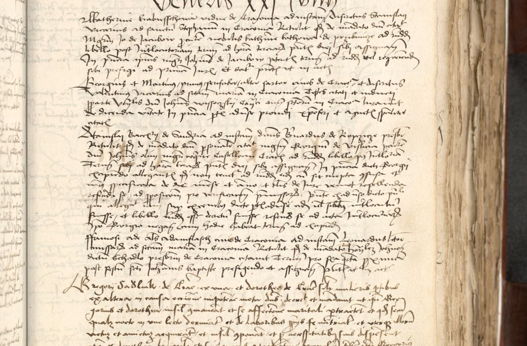 Zdjęcie nr 149 dla obiektu archiwalnego: Acta actoru[m coram venerabili viro] domino Joh[anne de Lathoschin, sacre] theologie [et decretorum] doctore [canonico et officiali Cracoviensi] generali [anno Domini millesimo] quadringen[tesimo nonagesimo tercio] indicione [XI, pontificatus sanctis]simi in Christo [patris domini nostri domini] Allexandri [divina providencia pape] sexti, anni [ipsius primo]